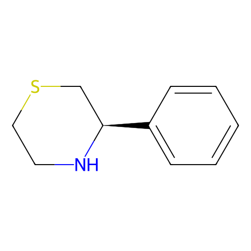 (3R)-3-phenylthiomorpholine structure