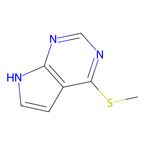 4-(Methylsulfanyl)-7h-pyrrolo[2,3-d]pyrimidine structure
