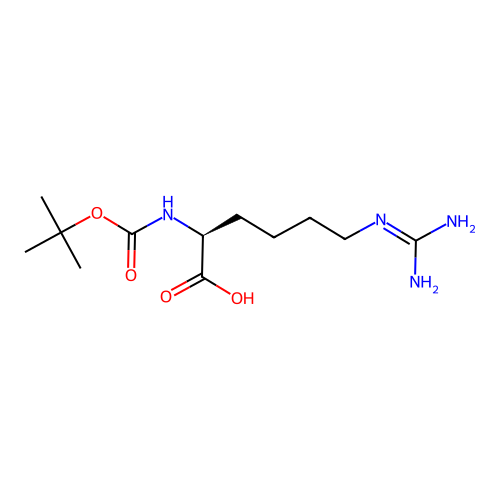 Boc-hArg structure