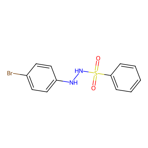 1-(4-Bromophenyl)-2-(phenylsulfonyl)hydrazine structure