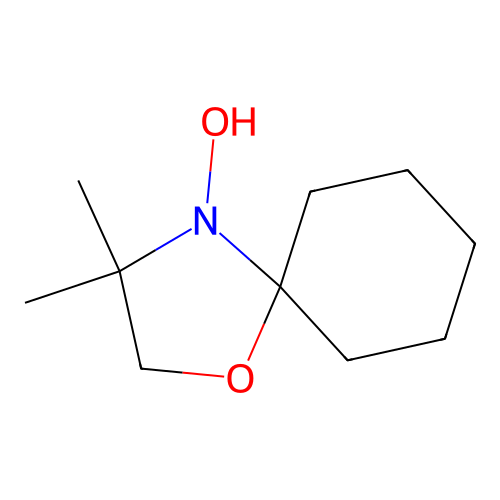 4-Hydroxy-3,3-dimethyl-1-oxa-4-azaspiro[4.5]decane structure