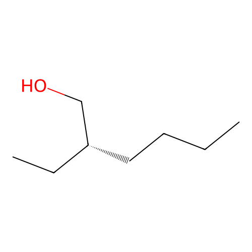 (2S)-2-ethylhexan-1-ol structure