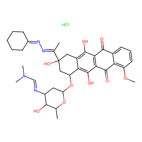 C36H44N4O9.ClH structure