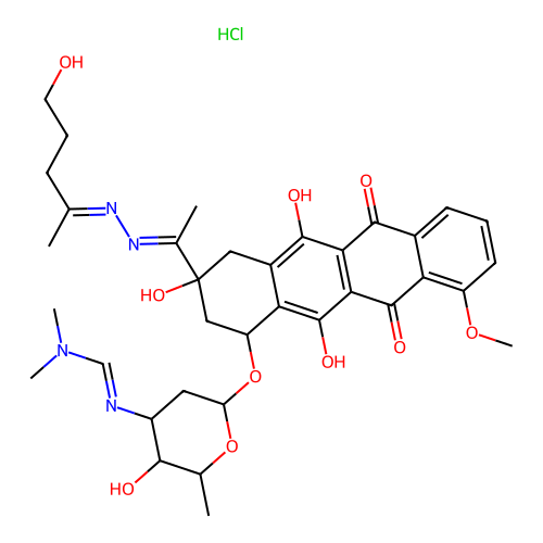 C35H44N4O10.ClH structure