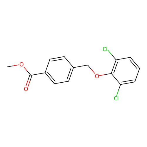 Methyl 4-[(2,6-dichlorophenoxy)methyl]benzoate structure