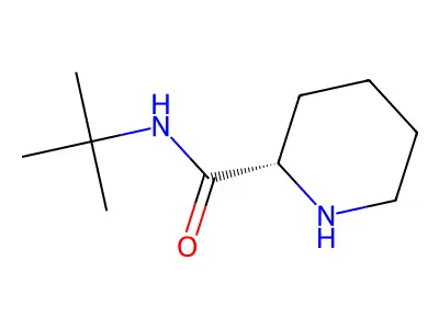 Piperidine-2-carboxylic acid tert-butylamide structure