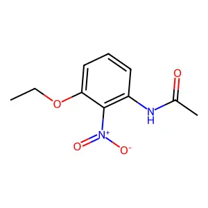 Acetamide, N-(ethoxynitrophenyl)- structure