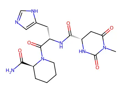 C18H25N7O5.1/2H2O structure