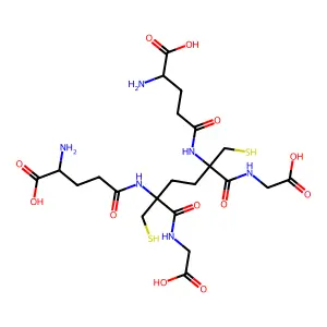 Glycine, 2,2'-(1,2-ethanediyL)bis(L-gamma-glutamyl-L-cysteinyl- structure
