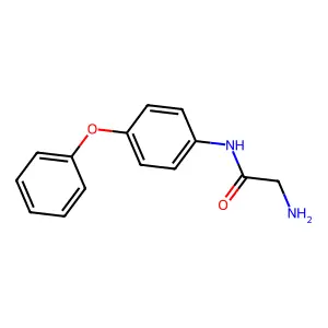 2-amino-N-(4-phenoxyphenyl)acetamide structure