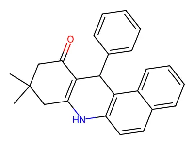 9,9-Dimethyl-12-phenyl-7,8,10,12-tetrahydrobenzo[a]acridin-11-one structure