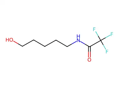 N-(5-Hydroxypentyl)trifluoroacetamide structure