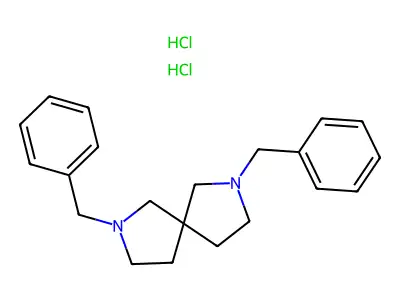2,7-Dibenzyl-2,7-diazaspiro[4.4]nonane structure