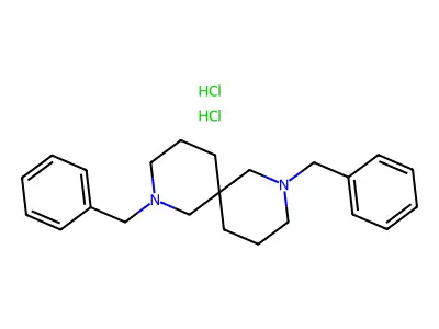 2,8-Dibenzyl-2,8-diazaspiro[5.5]undecane structure