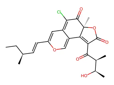 Chaetoviridin A structure
