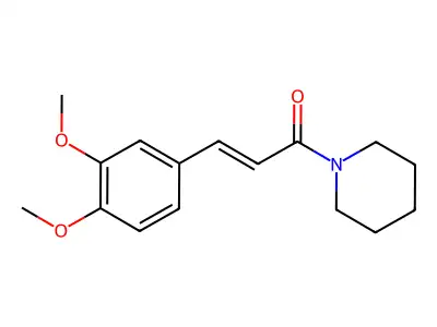 1-(3,4-Dimethoxycinnamoyl)piperidine structure