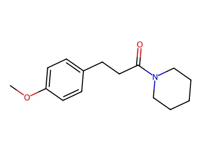 3-(4-Methoxyphenyl)-1-(1-piperidinyl)-1-propanone structure