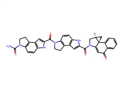 (+)-Cbi-cdpi2 structure