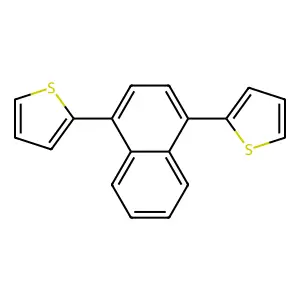 2-(4-Thiophen-2-ylnaphthalen-1-yl)thiophene structure