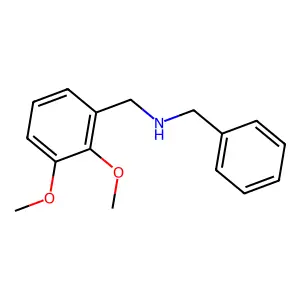 Benzyl-(2,3-dimethoxy-benzyl)-amine structure