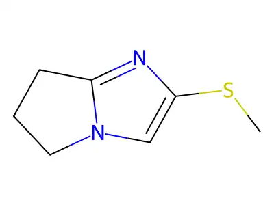 5H-Pyrrolo(1,2-a)imidazole, 6,7-dihydro-2-(methylthio)- structure