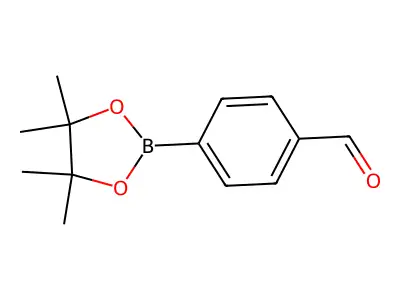 4-Formylphenylboronic acid pinacol ester structure