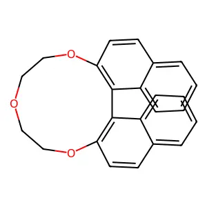 2,3,5,6-Tetrahydrodinaphtho[2,1-H:1,2-j][1,4,7]trioxacycloundecine structure