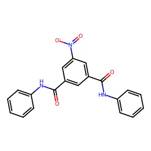 5-Nitro-N1,N3-diphenyl-1,3-benzenedicarboxamide structure