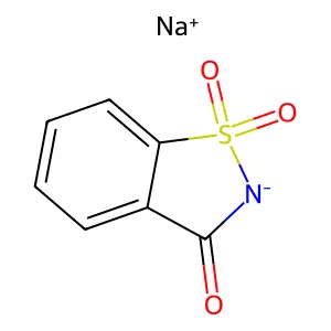 Sodium saccharin structure