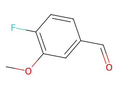 4-Fluoro-3-methoxybenzaldehyde structure