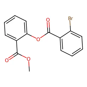 2-(Methoxycarbonyl)phenyl 2-bromobenzoate structure