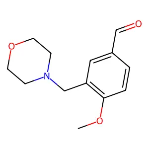 4-Methoxy-3-(morpholin-4-ylmethyl)benzaldehyde structure