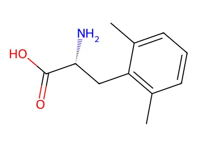 2-氨基-3-(2,6-二甲基苯基)丙酸 structure