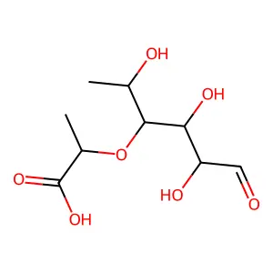 4-O-(1-carboxyethyl)rhamnose structure