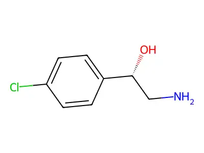 2-Amino-1-(4-chlorophenyl)ethan-1-ol structure