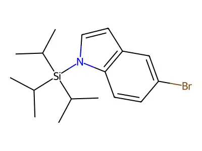5-Bromo-1-(triisopropylsilyl)-1H-indole structure