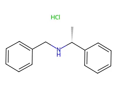 (R)-(+)-N-Benzyl-1-phenylethylamine hydrochloride structure