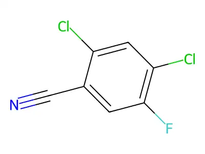 2,4-Dichloro-5-fluorobenzonitrile structure