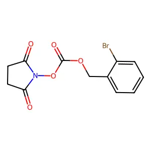 N-(2-溴苄氧羰氧基)琥珀酰亚胺 structure