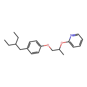 2-(1-(4-(2-Ethylbutyl)phenoxy)propan-2-yloxy)pyridine structure