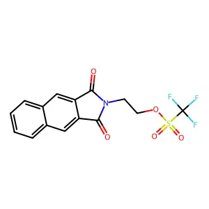 2-(2,3-Naphthalimino)ethyl trifluoromethanesulfonate structure
