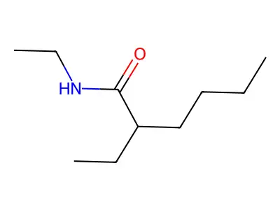 N,2-Diethylhexanamide structure