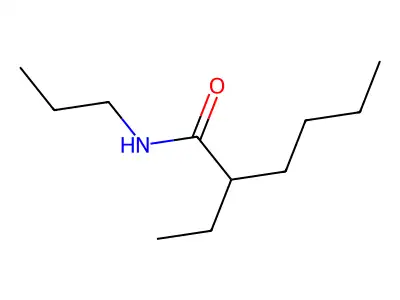 Hexanamide, 2-ethyl-N-propyl- structure