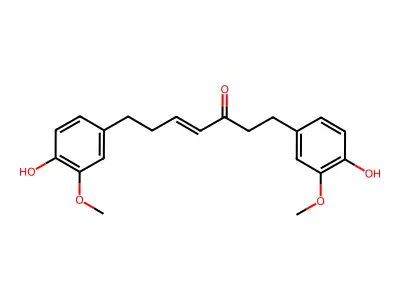 4-Hepten-3-one, 1,7-bis(4-hydroxy-3-methoxyphenyl)- structure