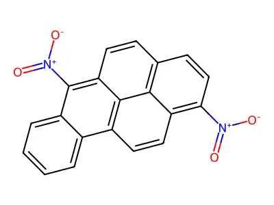 1,6-二硝基苯并(a)芘 structure