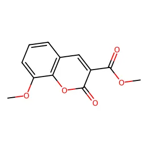 methyl 8-methoxy-2-oxo-2H-chromene-3-carboxylate structure