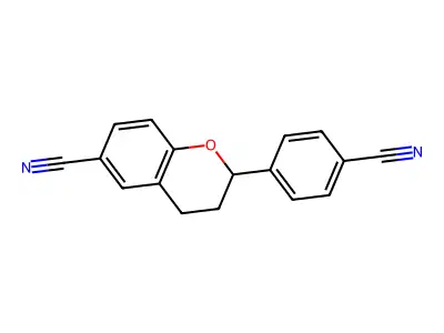 4',6-Dicyanoflavan structure