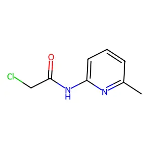 2-chloro-N-(6-methylpyridin-2-yl)acetamide structure
