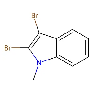 2,3-Dibromo-1-methylindole structure