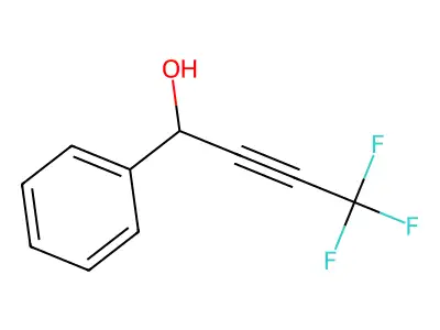 4,4,4-Trifluoro-1-phenylbut-2-yn-1-ol structure